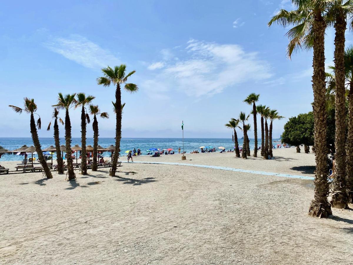 Genial apartamento en 1a Línea de Playa con Piscina Almunecar Exterior foto