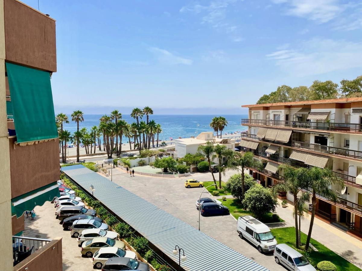 Genial apartamento en 1a Línea de Playa con Piscina Almunecar Exterior foto