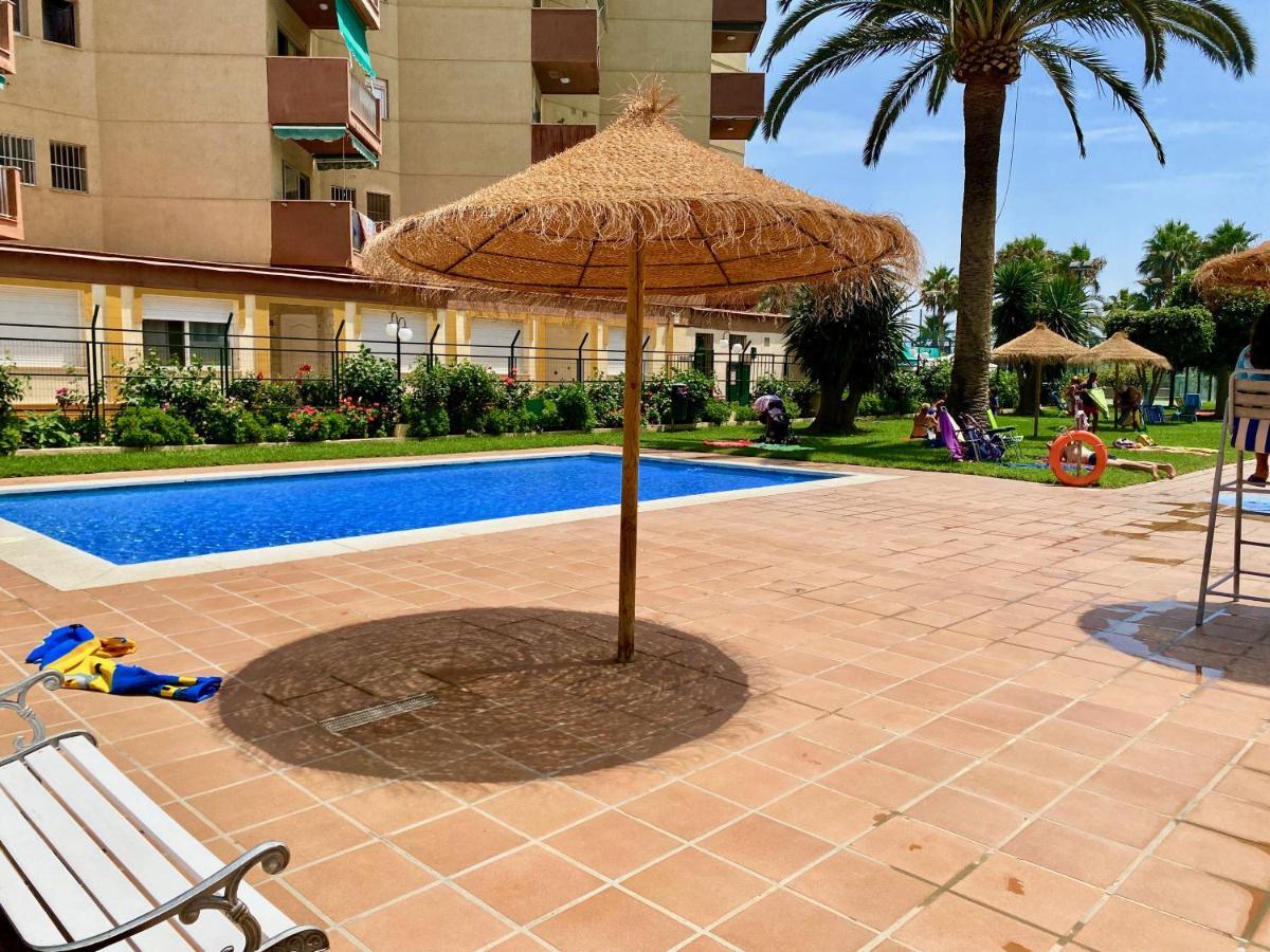 Genial apartamento en 1a Línea de Playa con Piscina Almunecar Exterior foto